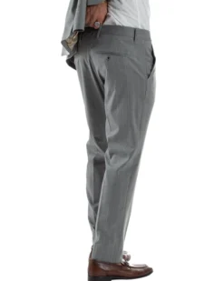 Abito Uomo Monopetto Gessato Sartoriale Rigato Grigio Over-D OC1F2W5A03