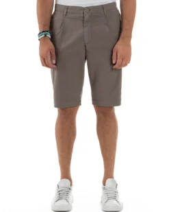 Bermuda Cotone Chino Tasche America Basic PC2014A