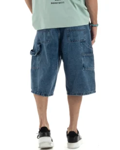 Bermuda Jeans Uomo Carpenter Denim Oversize PC1983A