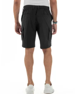 Bermuda Pantaloni Corti Cargo No Stiro PC2028A