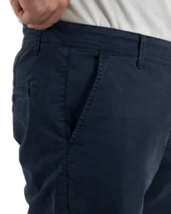 Bermuda uomo pantaloncini chino cotone tasche america basic blu GIOSAL-PC2043A