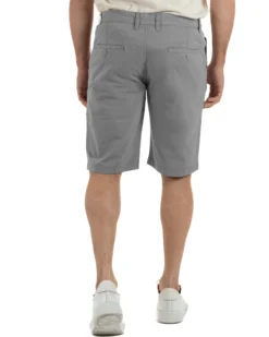 Bermuda uomo pantaloncini chino cotone tasche america basic grigio GIOSAL-PC2046A