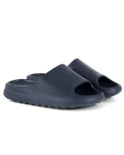 Ciabatte Uomo Unisex Gomma Estive Mare Piscina Tinta Unita Blu Pantofole Antiscivolo GIOSAL-S1225A