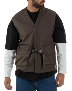 Gilet Casual Regular Fit Smanicato Streetwear G3323A
