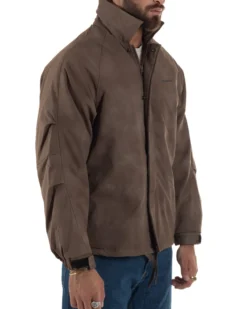 Giubbotto Bomber Oversize Sfumato Marrone G3321A