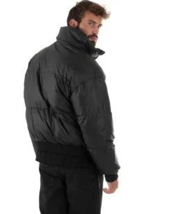 Giubbotto Oversize Piumino Bomber Full Zip Tessuto Opaco G3331A