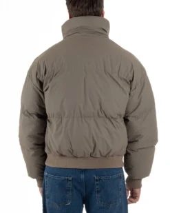 Giubbotto Oversize Piumino Bomber Full Zip Tessuto Opaco G3332A