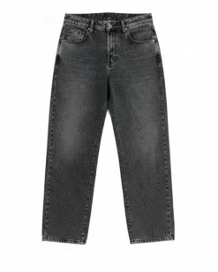 Jeans uomo baggy barrel fit cinque tasche casual denim nero GIOSAL-JS1175A