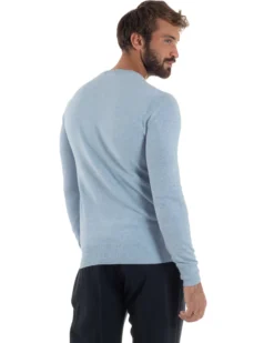 Maglioncino Uomo Girocollo Maglia Rasata Basic Polvere M2570A
