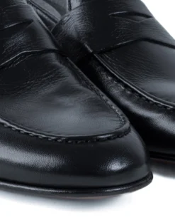 Mocassini College Uomo Con Bendina Scarpe Classiche Ecopelle Eleganti Cerimonia Suola Di Cuoio Con Ovalino Antiscivolo Casual Blu GIOSAL-S1273A