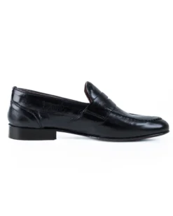 Mocassini College Uomo Con Bendina Scarpe Classiche Ecopelle Eleganti Cerimonia Suola Di Cuoio Con Ovalino Antiscivolo Casual Blu GIOSAL-S1273A