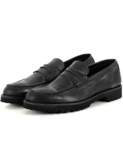 Mocassini College Uomo Scarpe Alte Ecopelle Nero Eleganti Casual Sportive GIOSAL-S1212A