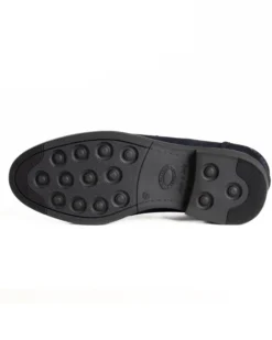 Mocassini College Uomo Scarpe Camoscio Eleganti Cerimonia Suola Di Gomma Casual Blu GIOSAL-S1290A