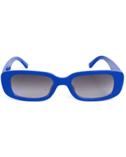 Occhiali da Sole Uomo Donna Unisex Casual Sunglasses Lenti Nero Squadrate Blu GIOSAL-OC1065A