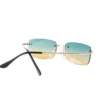 Occhiali da Sole Uomo Unisex Sunglasses Lenti Multicolore Squadrate Casual Sottili GIOSAL-OC1079A
