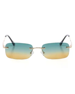 Occhiali da Sole Uomo Unisex Sunglasses Lenti Multicolore Squadrate Casual Sottili GIOSAL-OC1079A