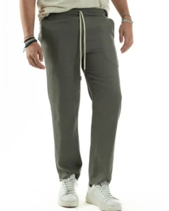 Pantalaccio Lino Regular Fit P6337A