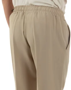Pantaloni Uomo Pantalaccio Viscosa Morbido Regular Fit Beige P6246A