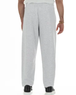 Pantaloni uomo tuta balloon fit cotone leggero pantalaccio japan baggy grigio chiaro GIOSAL-P6440A