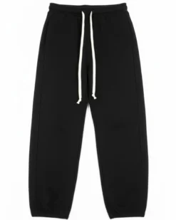 Pantaloni uomo tuta balloon fit cotone leggero pantalaccio japan baggy nero GIOSAL-P6441A