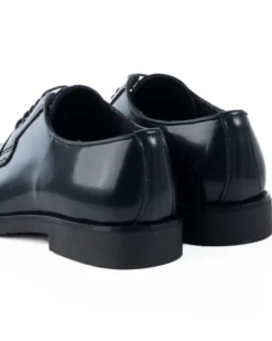 Scarpe Uomo Classiche Stringate Ecopelle Abrasivate Eleganti Cerimonia Derby Con Lacci Suola Di Gomma Casual Blu GIOSAL-S1278A