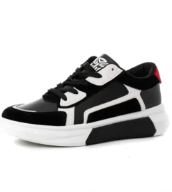 Scarpe Uomo Shoes Sneakers Sportiva Ecopelle Camoscio Nera GIOSAL-S1115A