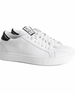 Scarpe uomo sneakers casual basic sportive ecopelle bianco GIOSAL-S1308A