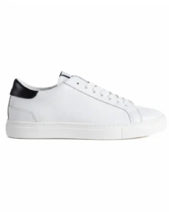 Scarpe uomo sneakers casual basic sportive ecopelle bianco GIOSAL-S1308A