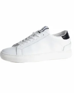 Scarpe uomo sneakers casual basic sportive ecopelle bianco GIOSAL-S1308A