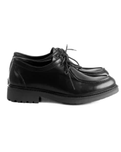 Scarpe Uomo Stringate Derby Lacci Eleganti Pelle Nero S1303A