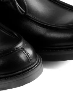 Scarpe Uomo Stringate Derby Lacci Eleganti Pelle Nero S1303A