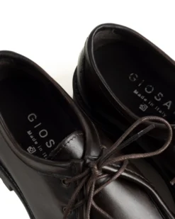 Scarpe Uomo Stringate Derby Lacci Eleganti Pelle Testa Di Moro S1302A