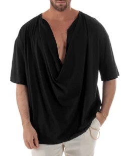T-shirt Cotone Drappeggiata TS3118A