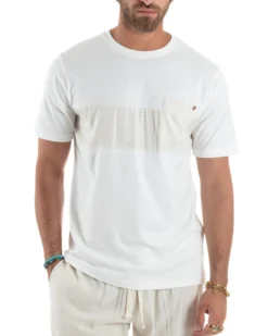 T-shirt Cotone Taschino Slim Fit TS3189A