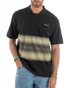 T-shirt Oversize Cotone Polo Sfumata TS3176A