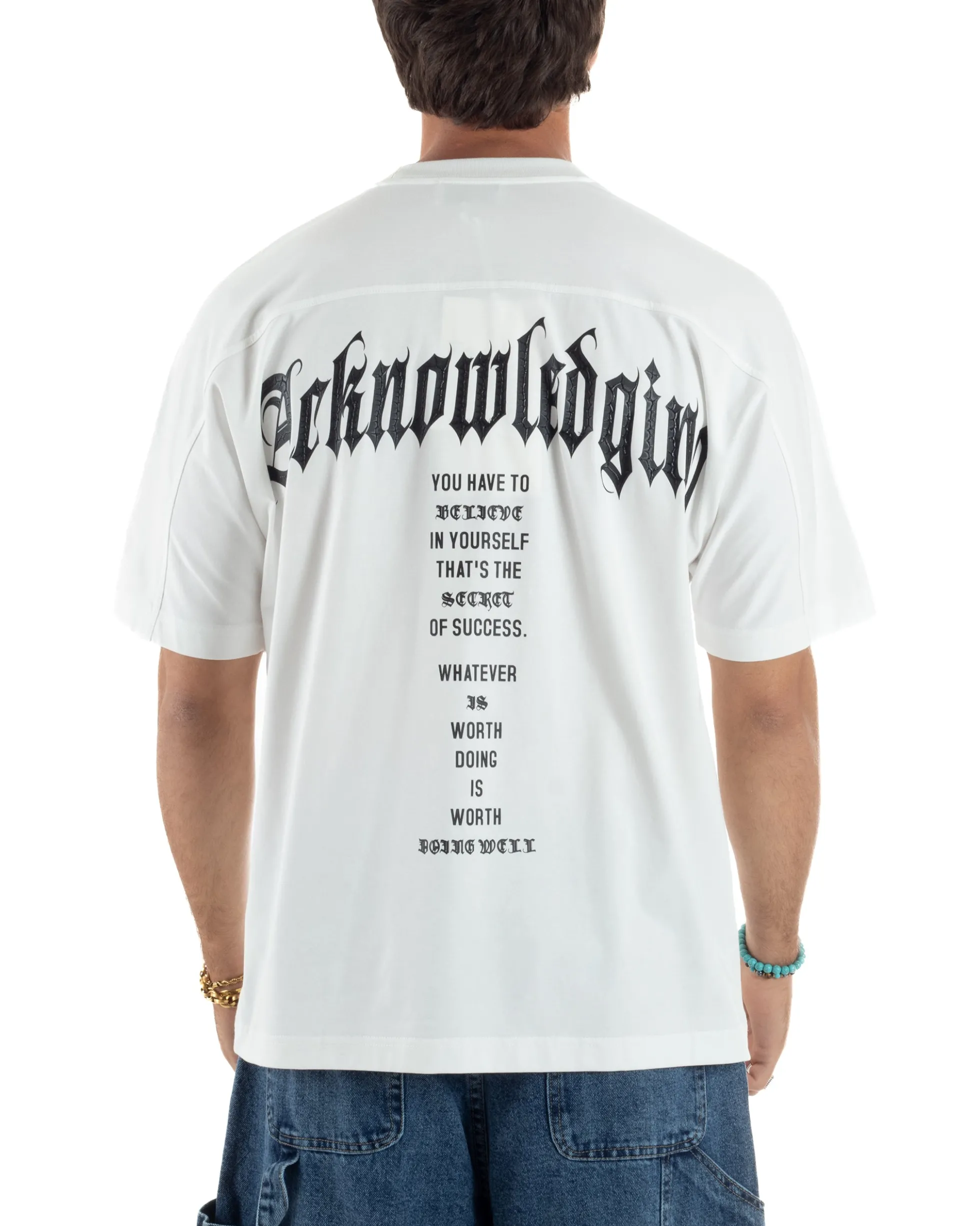 T-shirt Regular Fit Stampa Cotone TS3182A