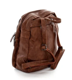 Zaino Zainetto Da Spalla Borsa Uomo Unisex Ecopelle Vintage Cuoio GIOSAL-ZU1037A